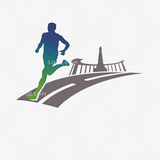 马拉松logo跑步健康