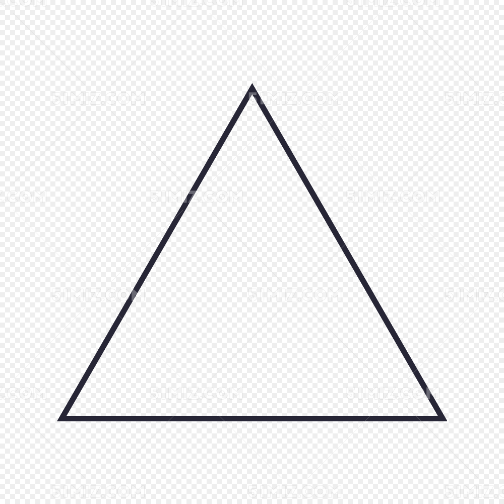 中空三角形图片素材免费下载_觅知网