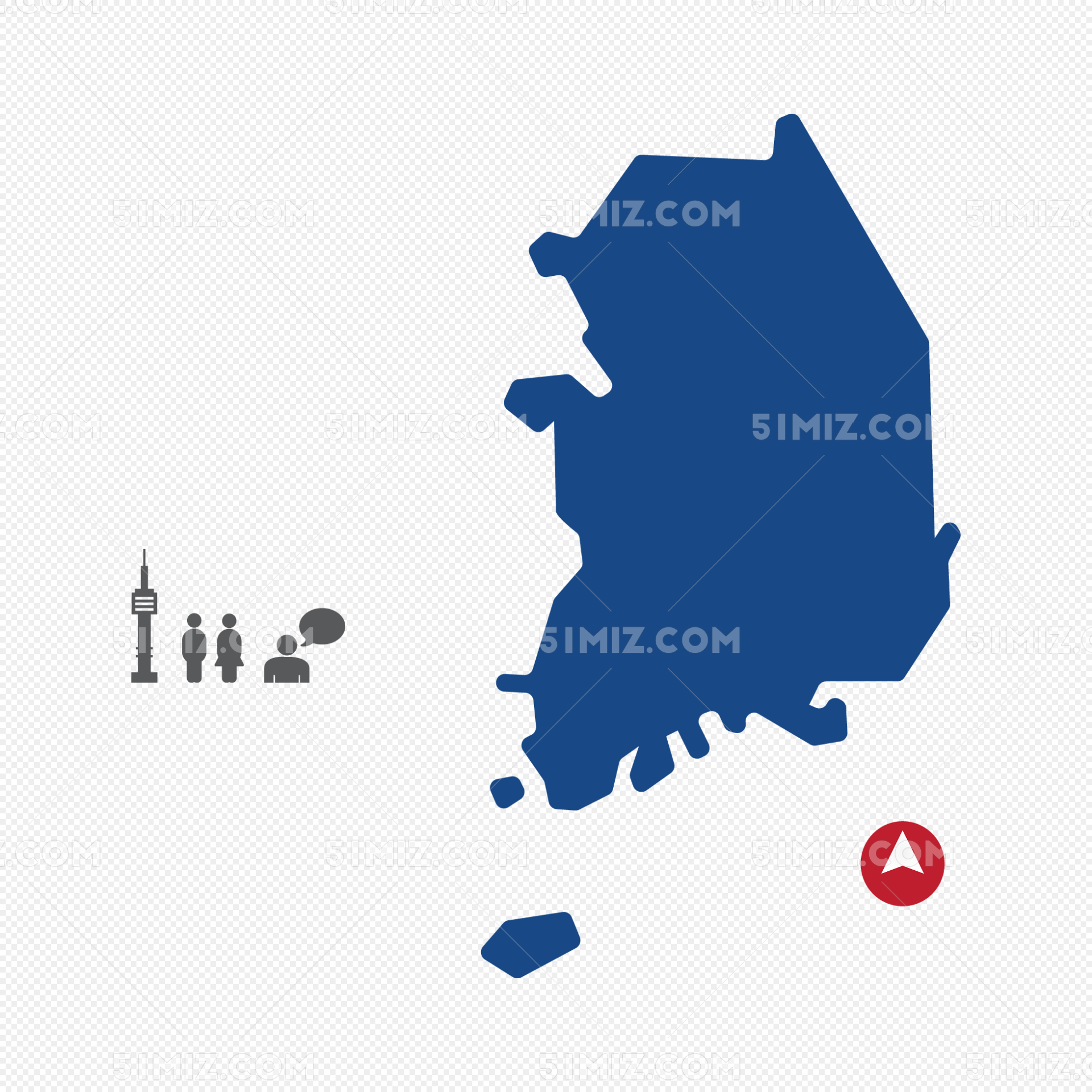 韩国地图