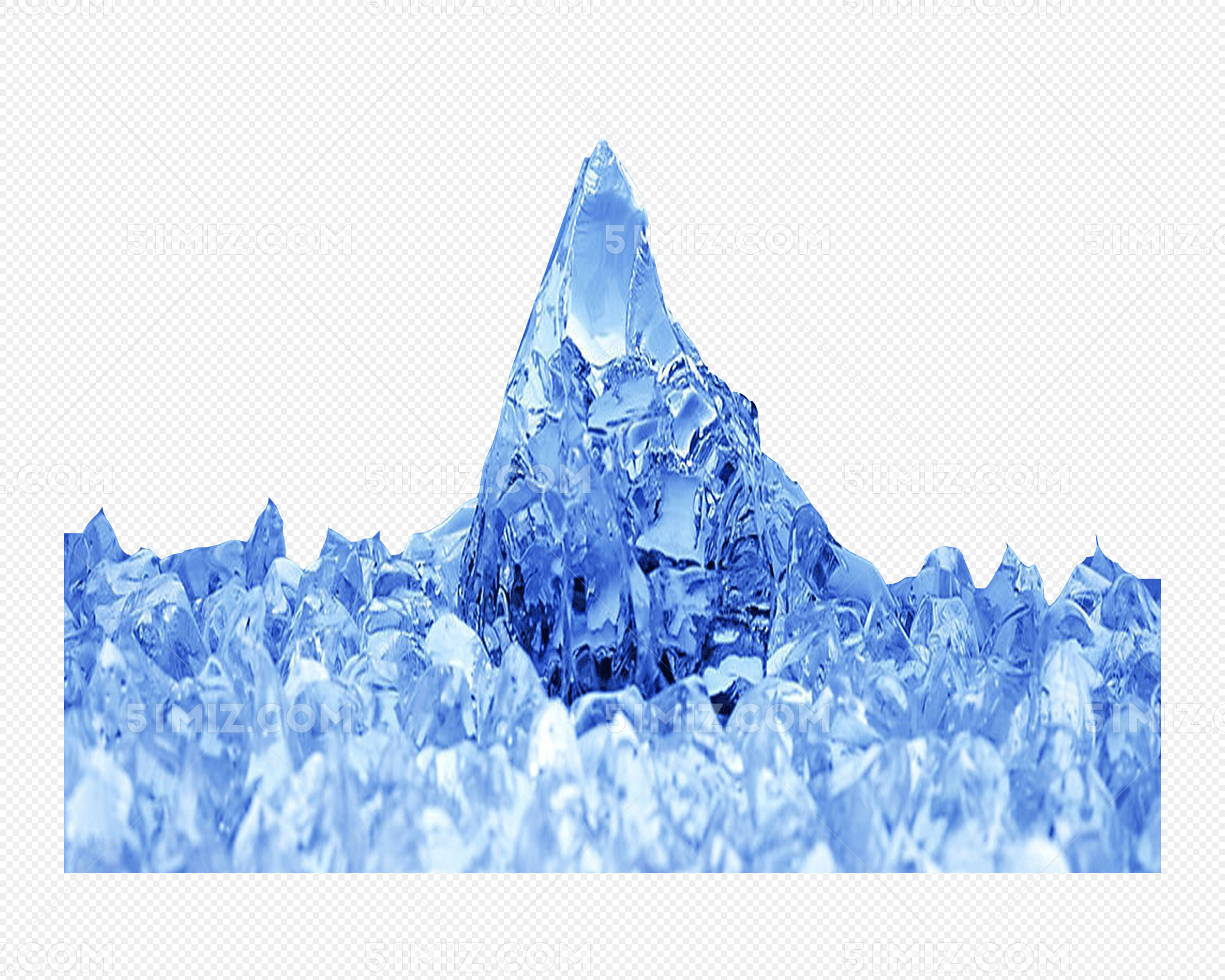 山峰冰山雪山免费下载_png素材_觅知网