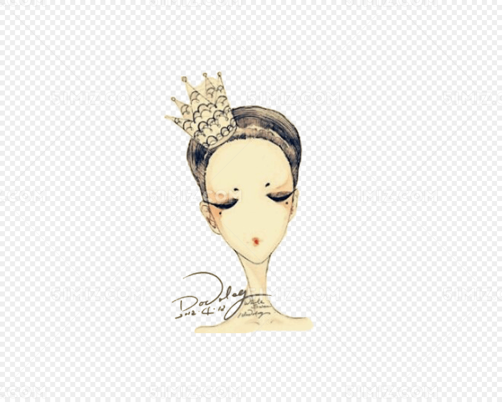 手绘女王