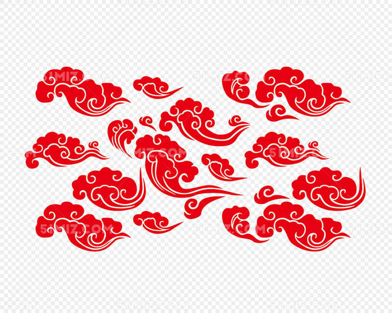 古风云矢量素材