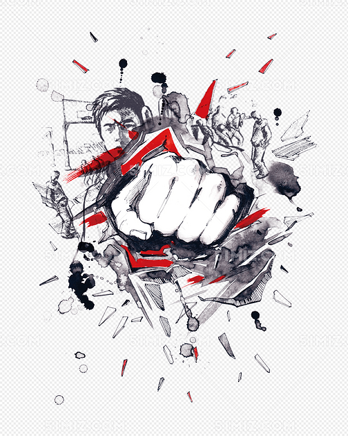 校园暴力插画下载