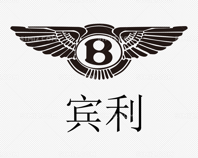 宾利汽车矢量车标