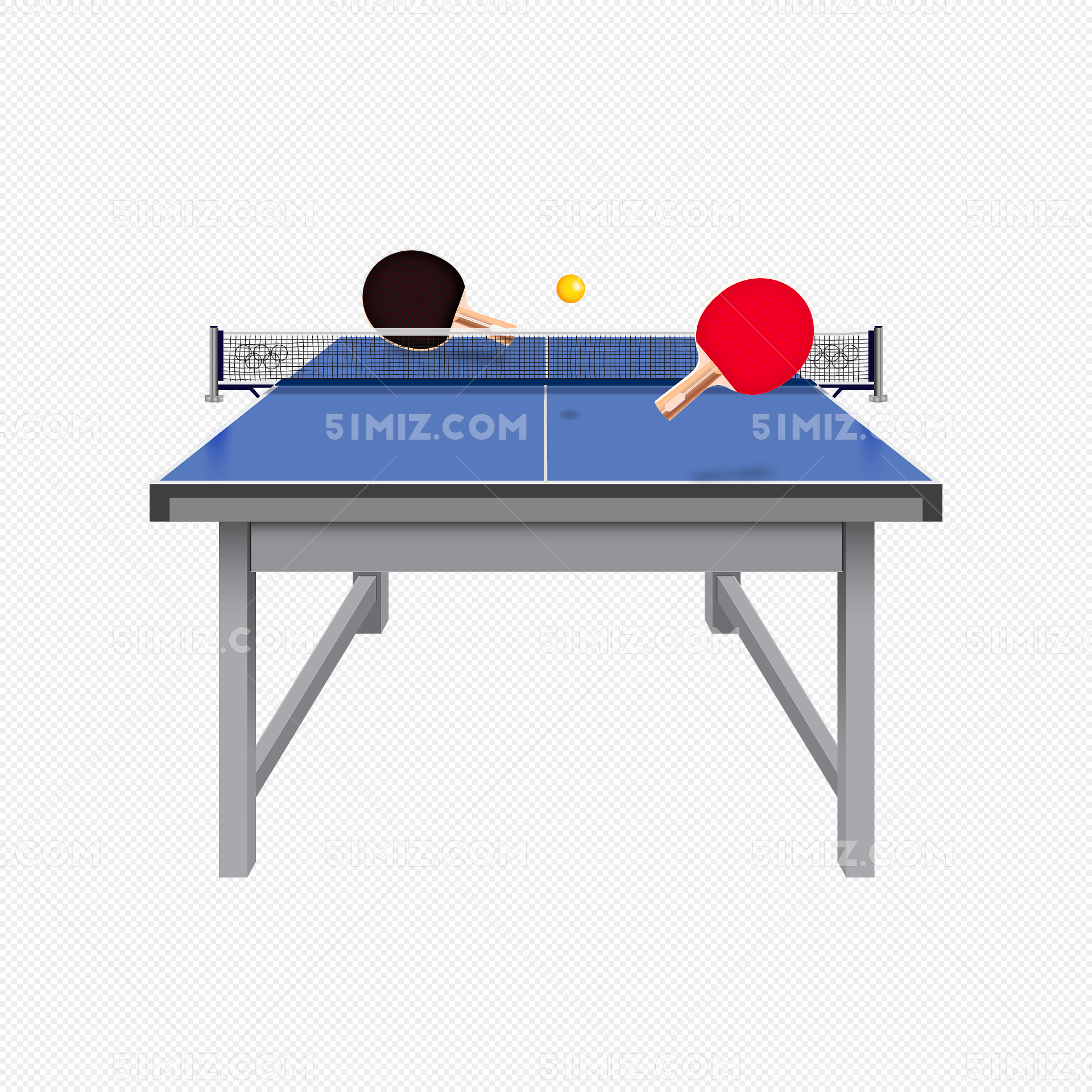 彩色乒乓球卡通图标图片素材免费下载 - 觅知网