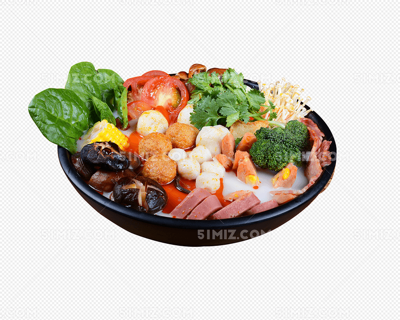 麻辣烫 一碗菜免费下载_png素材_觅知网