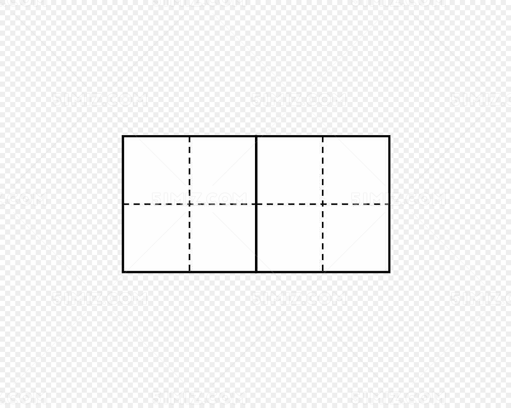 四分格田字格