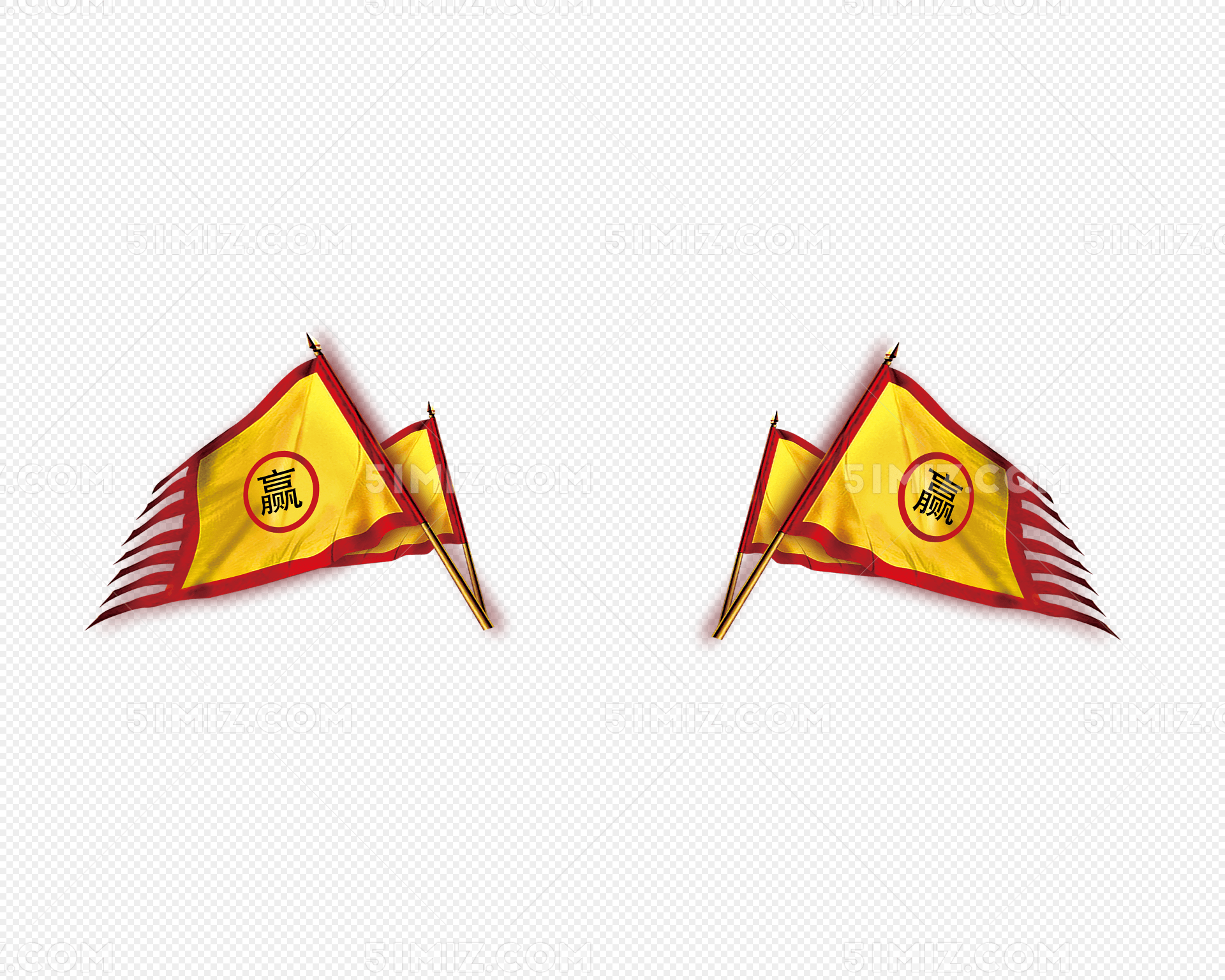 简约中国风战旗