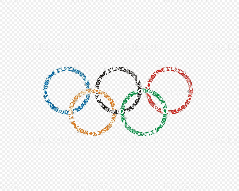 奥运五环免费下载_png素材_觅知网
