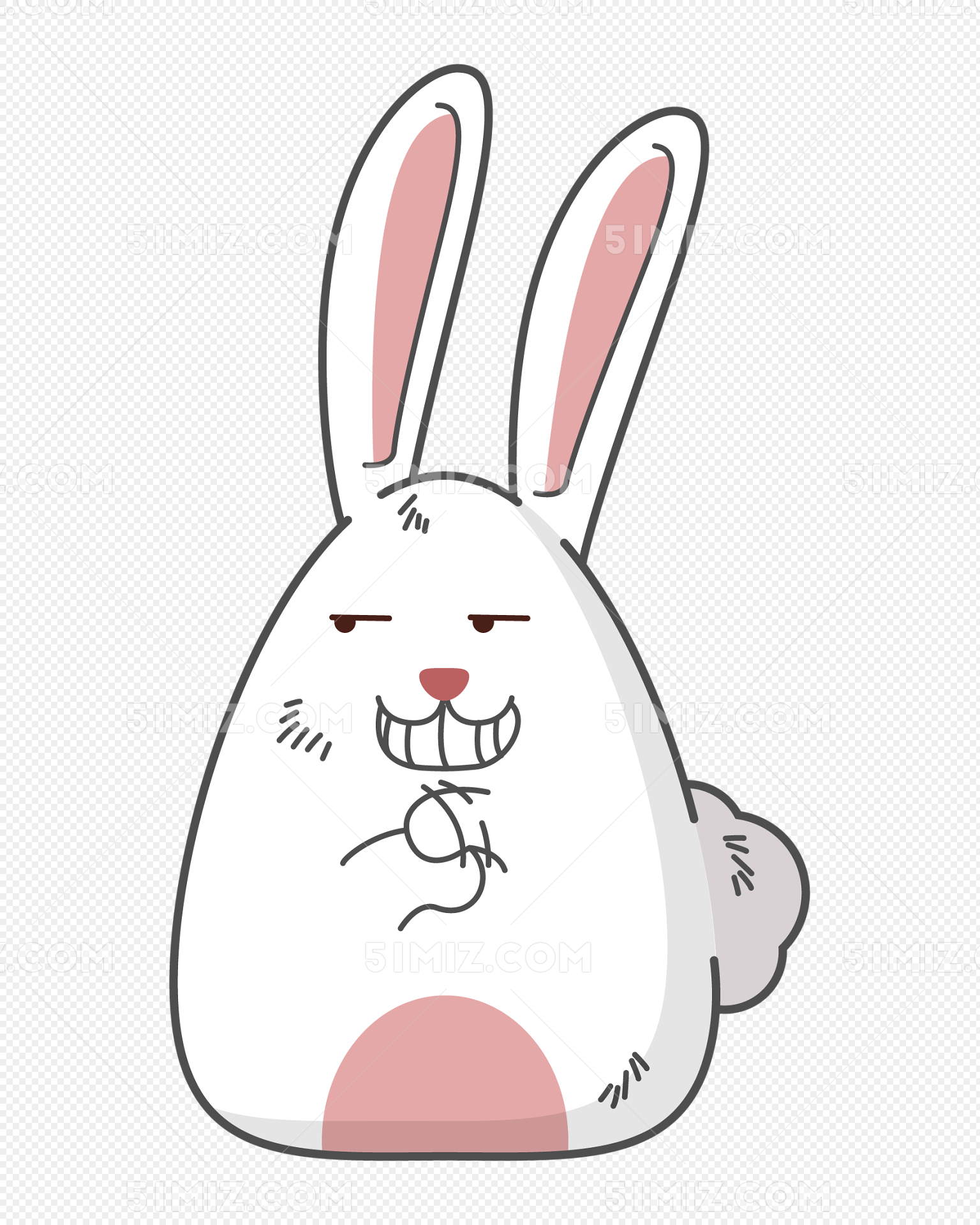 贼笑的小白兔标签:贼笑的小白兔免费下载 生肖 小白兔 兔牙 卡通可爱
