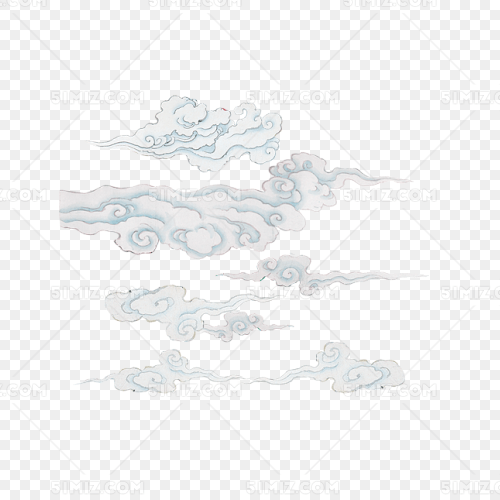 古风祥云矢量素材