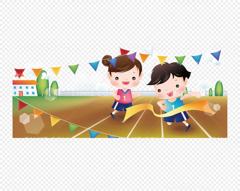 运动会卡通图