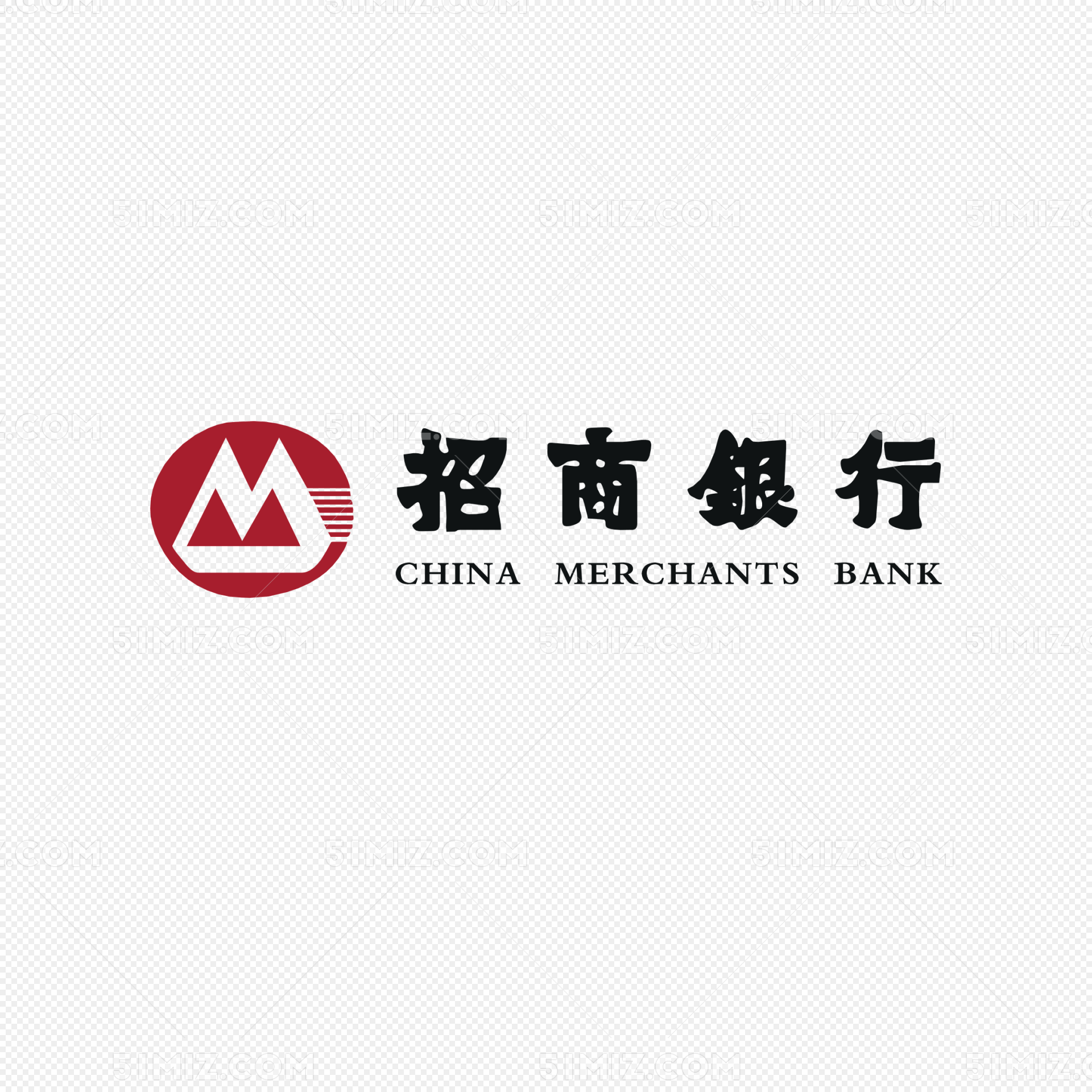 招商银行矢量标志