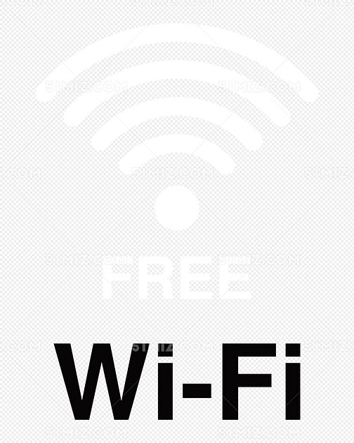 黑白wifi信号图标素材