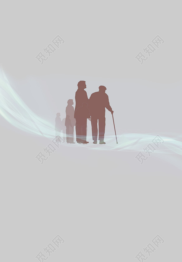 简约灰色剪影关爱老人过年回家团聚背景素材标签:背景 关爱老人 老年