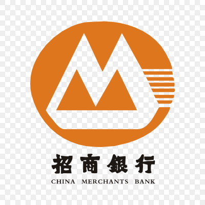 黄色招商银行logo标志