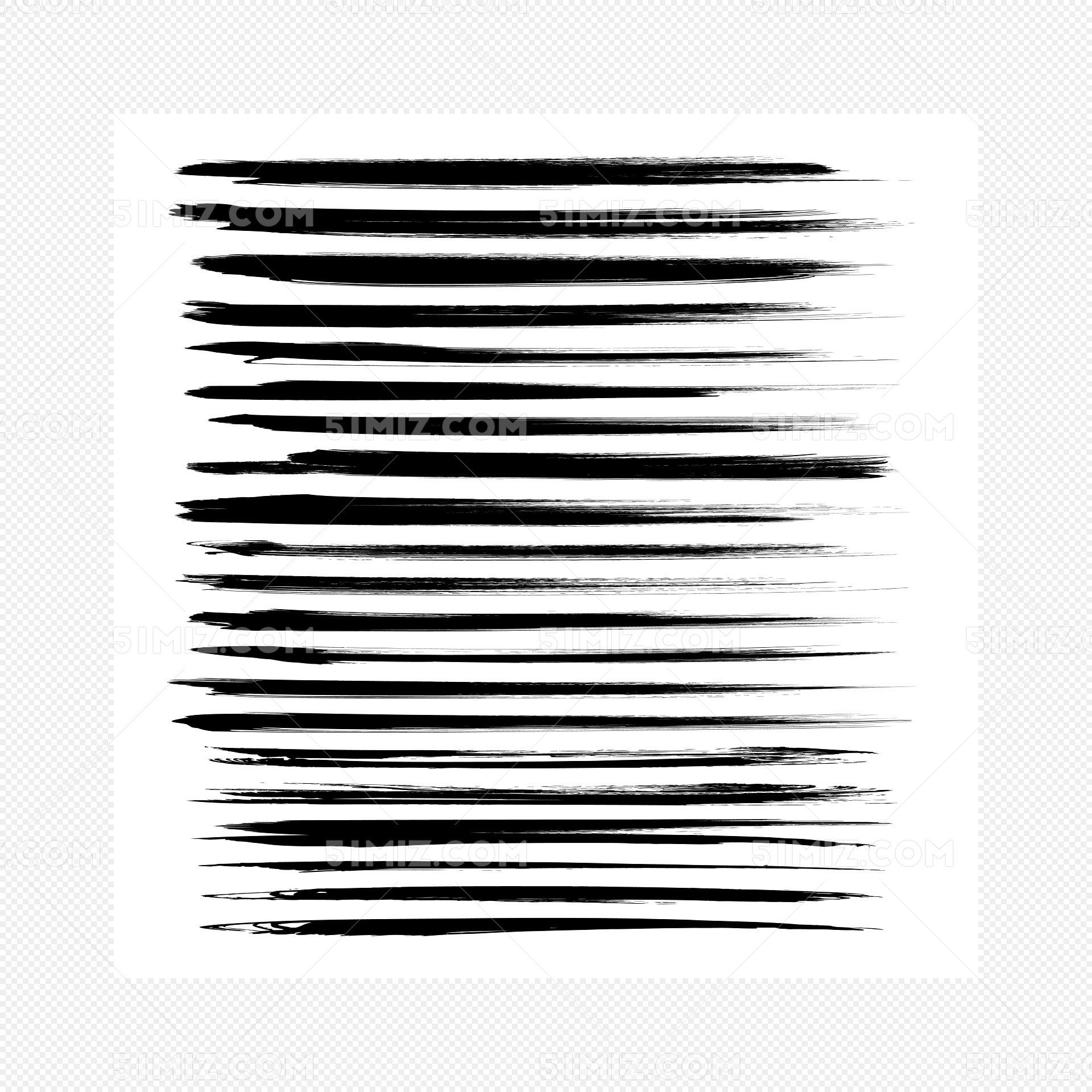 笔画线条矢量素材