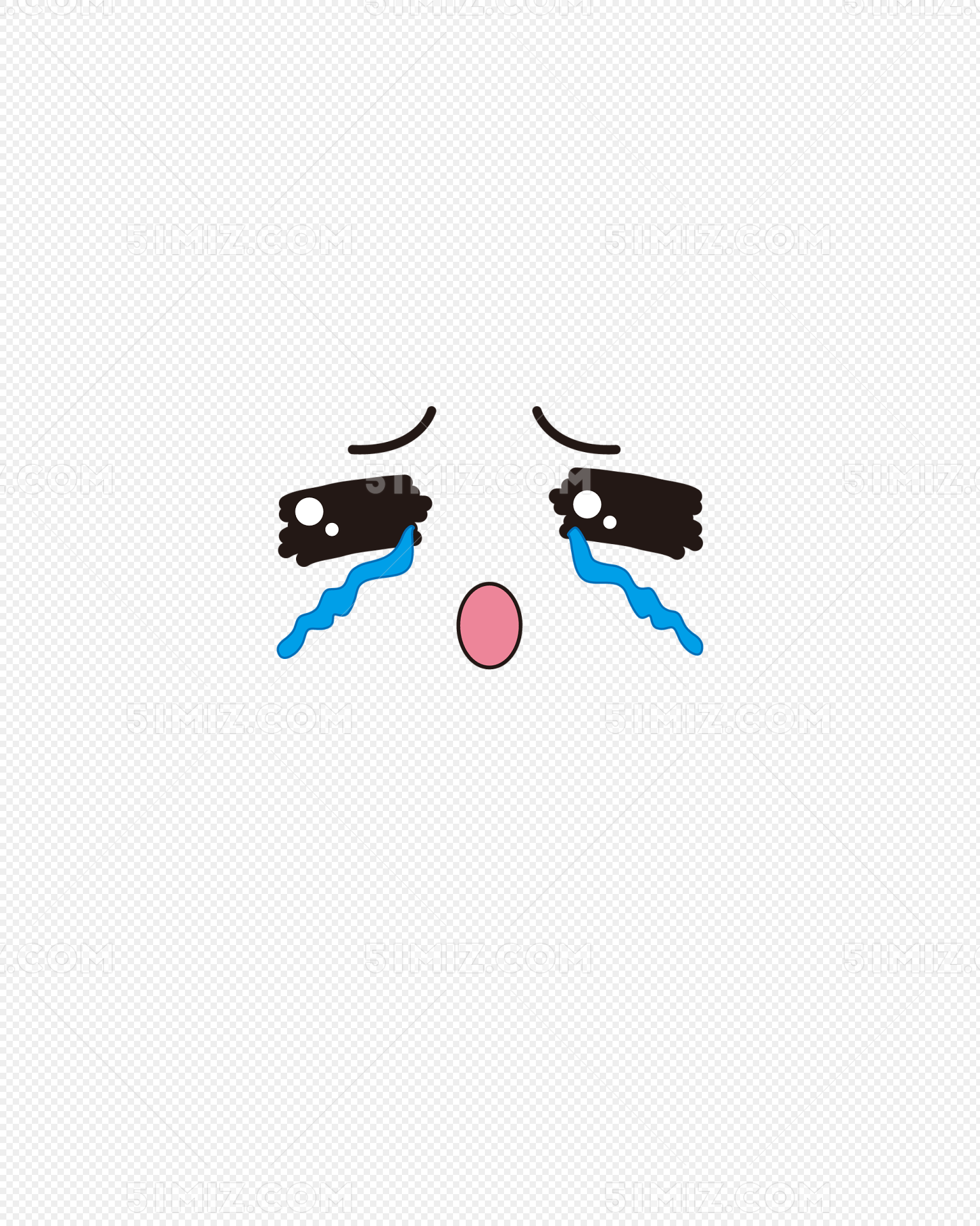 大哭的表情