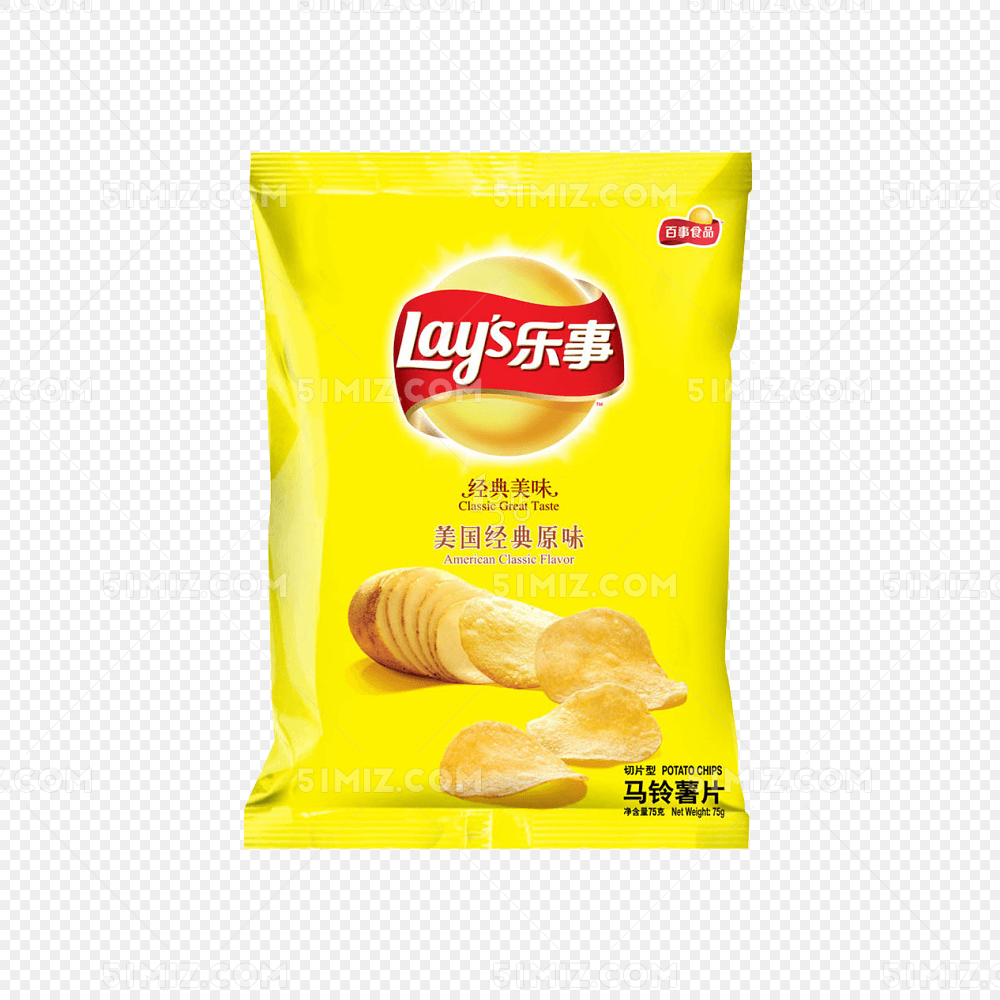 乐事美国经典原味薯片