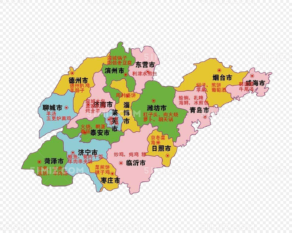 山东美食地图