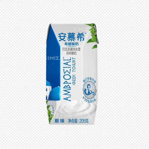 纯正安慕希酸奶包装