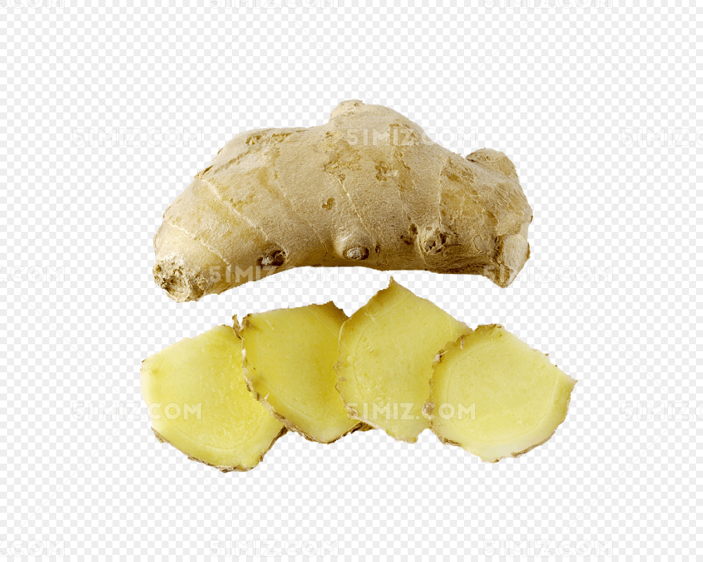 生姜与生姜切片