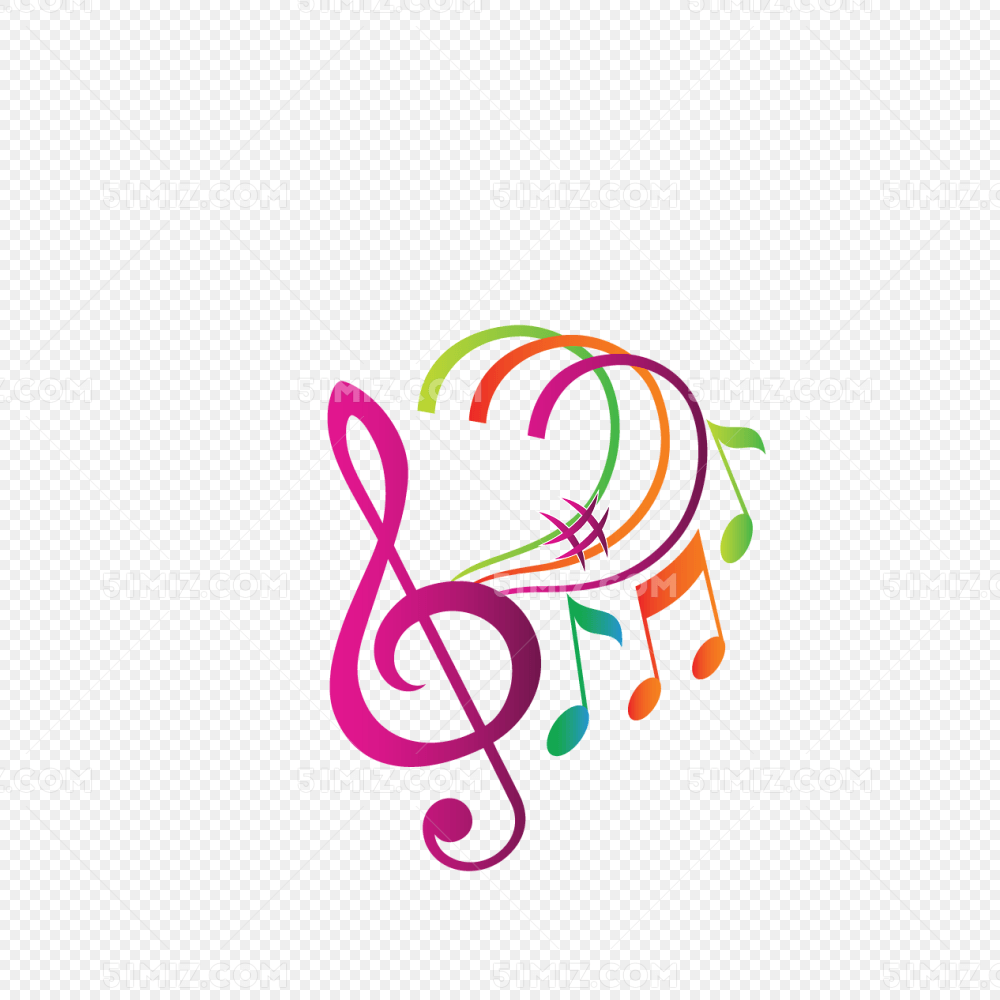 音乐会海报设计音符