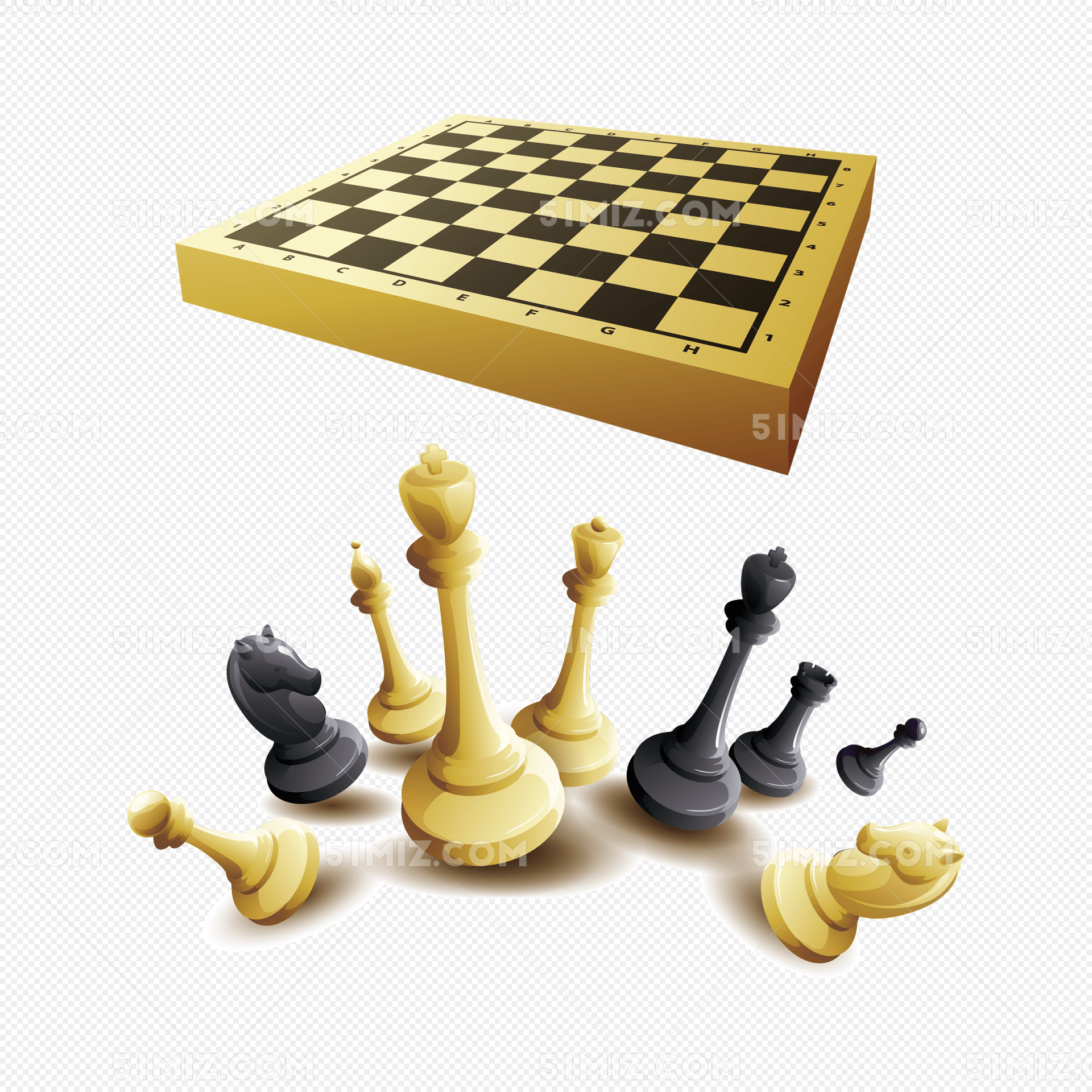 共享素材 下载png下载ai png素材 国际象棋和棋盘标签:棋盘 国际象棋