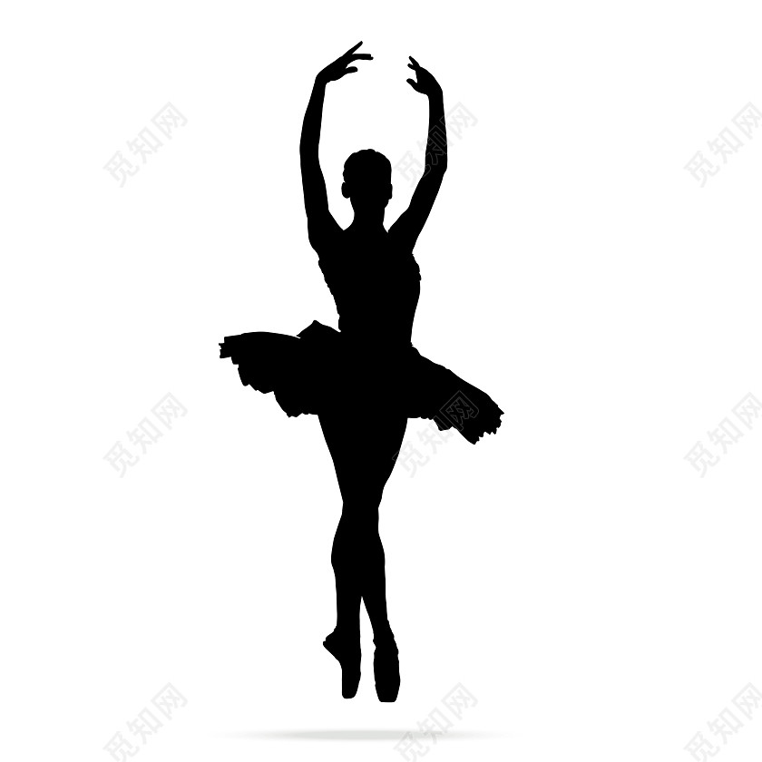 png素材 芭蕾女孩剪影素材标签: 芭蕾 人物剪影 艺术节 舞蹈比赛 png
