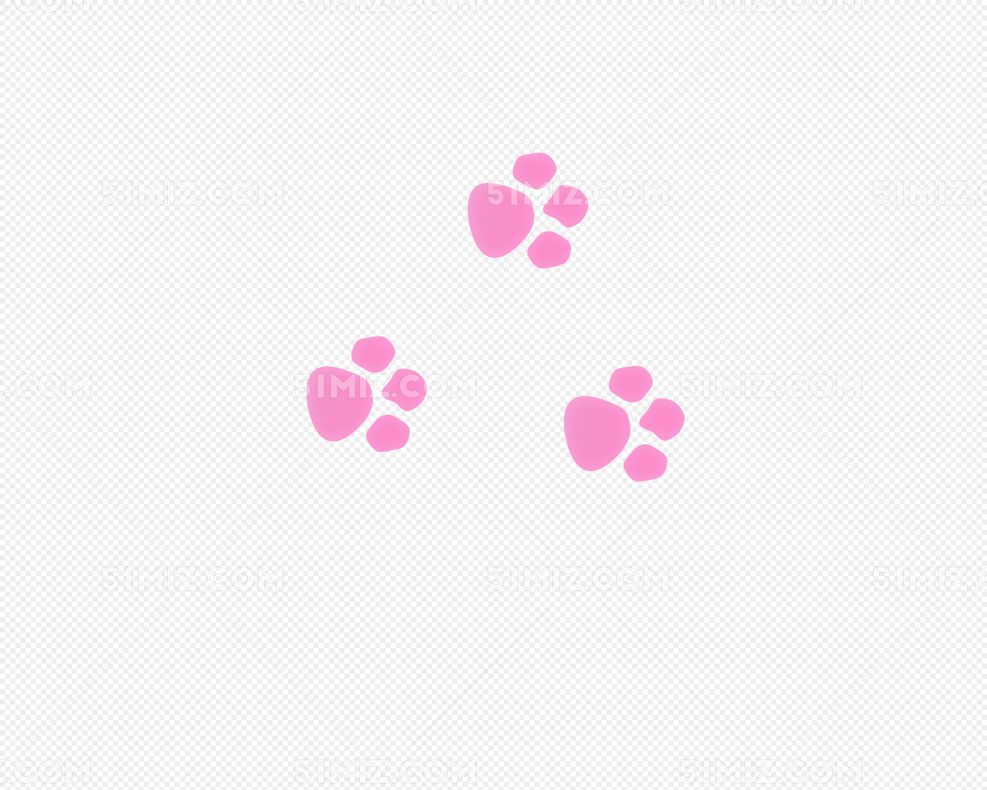 猫脚印