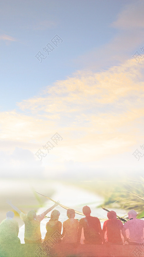 童年记忆毕业季背景