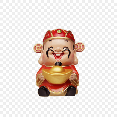 q版公仔金元宝财神