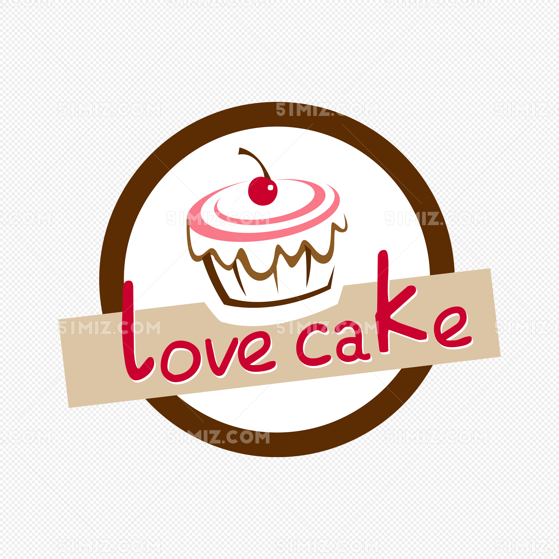 可爱杯子蛋糕logo