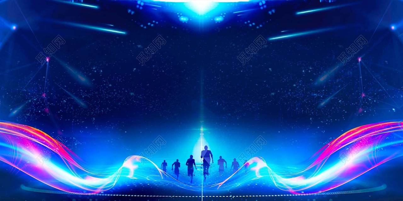 梦幻主题年会晚会会议答谢会颁奖盛典舞台背景展板banner