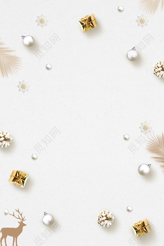 元旦快乐礼品2019猪年新年白色背景海报