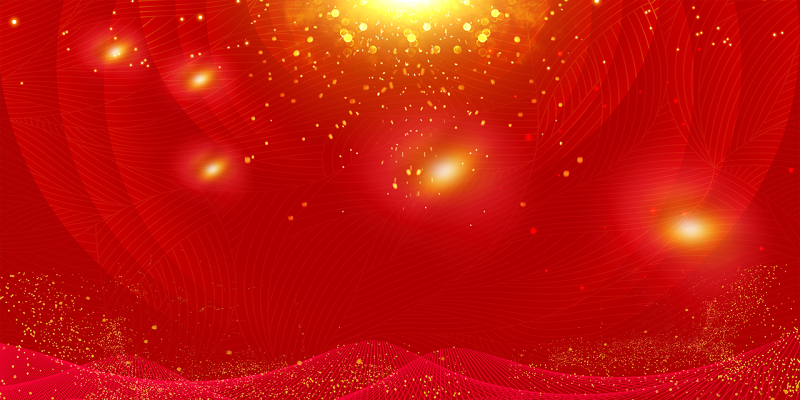 年度工作总结红色喜庆签到处2019新年猪年舞台背景海报背景