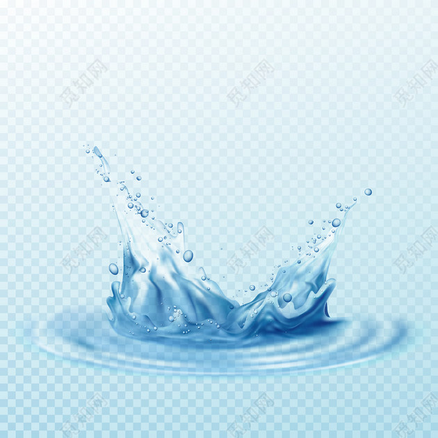 水滴水珠水效果水纹水效果素材