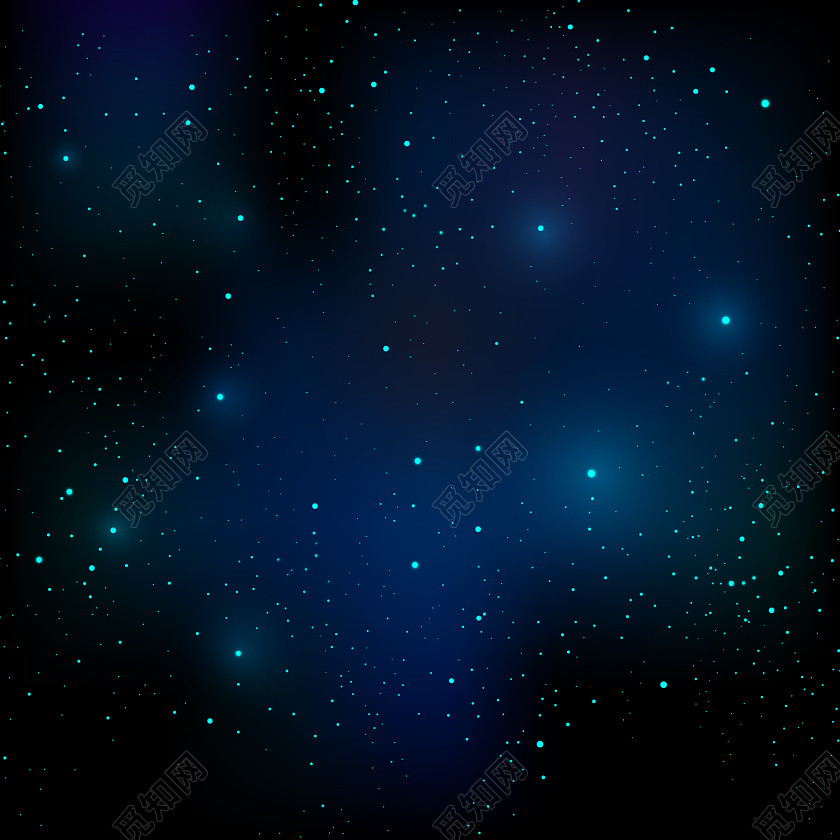 银河发光太空科技星空中国航天日宇宙矢量图