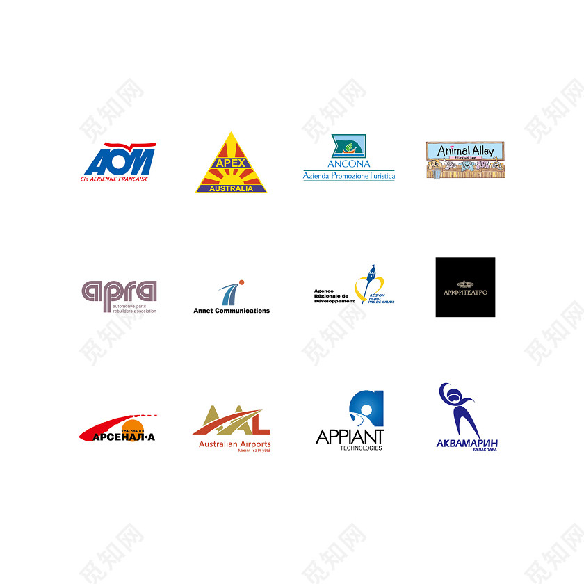 logo设计标志大全标签:公司标识设计矢量标志 logo 公司logo图标设计