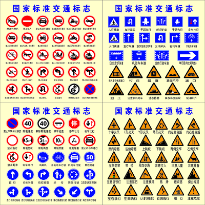 免费道路交通标志驾驶时禁用手持电话标志牌