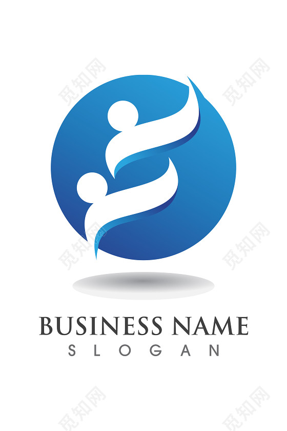 公司标识设计人形logo创意标志