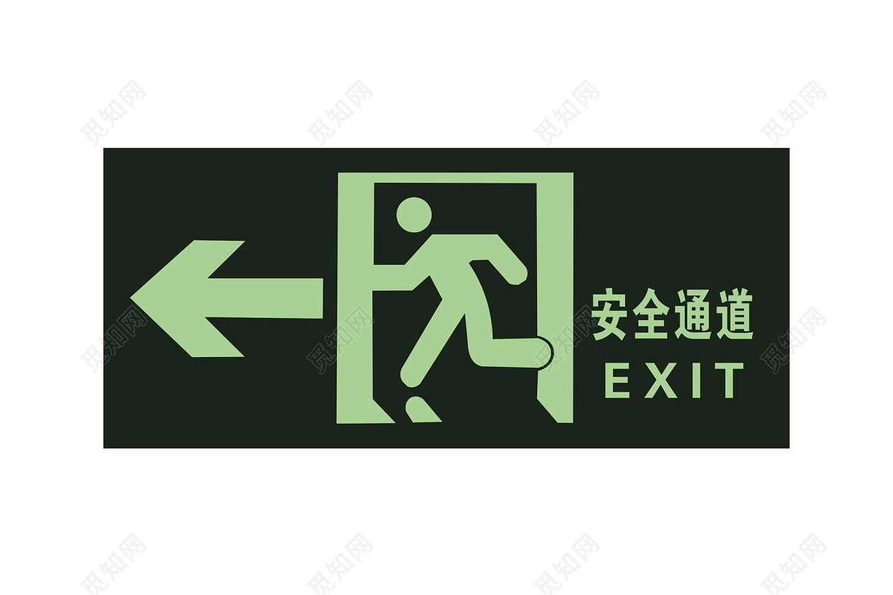 安全标志安全通道标志牌标签:安全标志安全标识 安全标志牌 安全通道