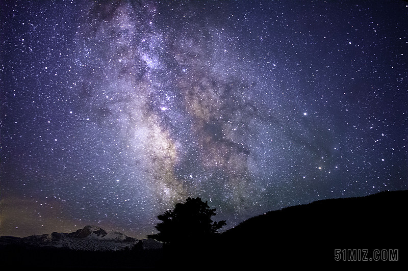 宇宙壮观景色壁纸极地夜晚天空科技天文背景图片