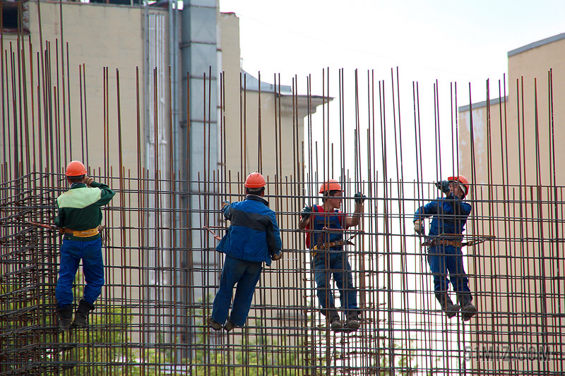 户外城市建设建筑工地工人工作网站背景图片