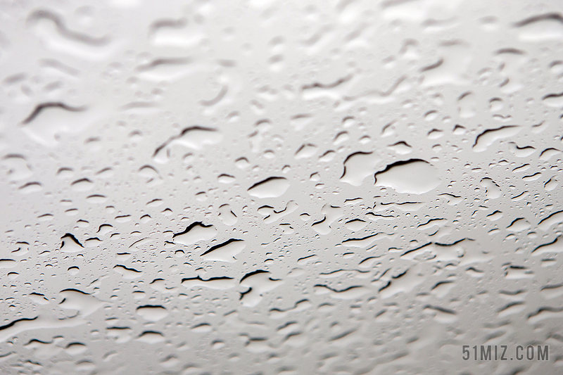水滴 淋湿的玻璃 下降 湿水 液体