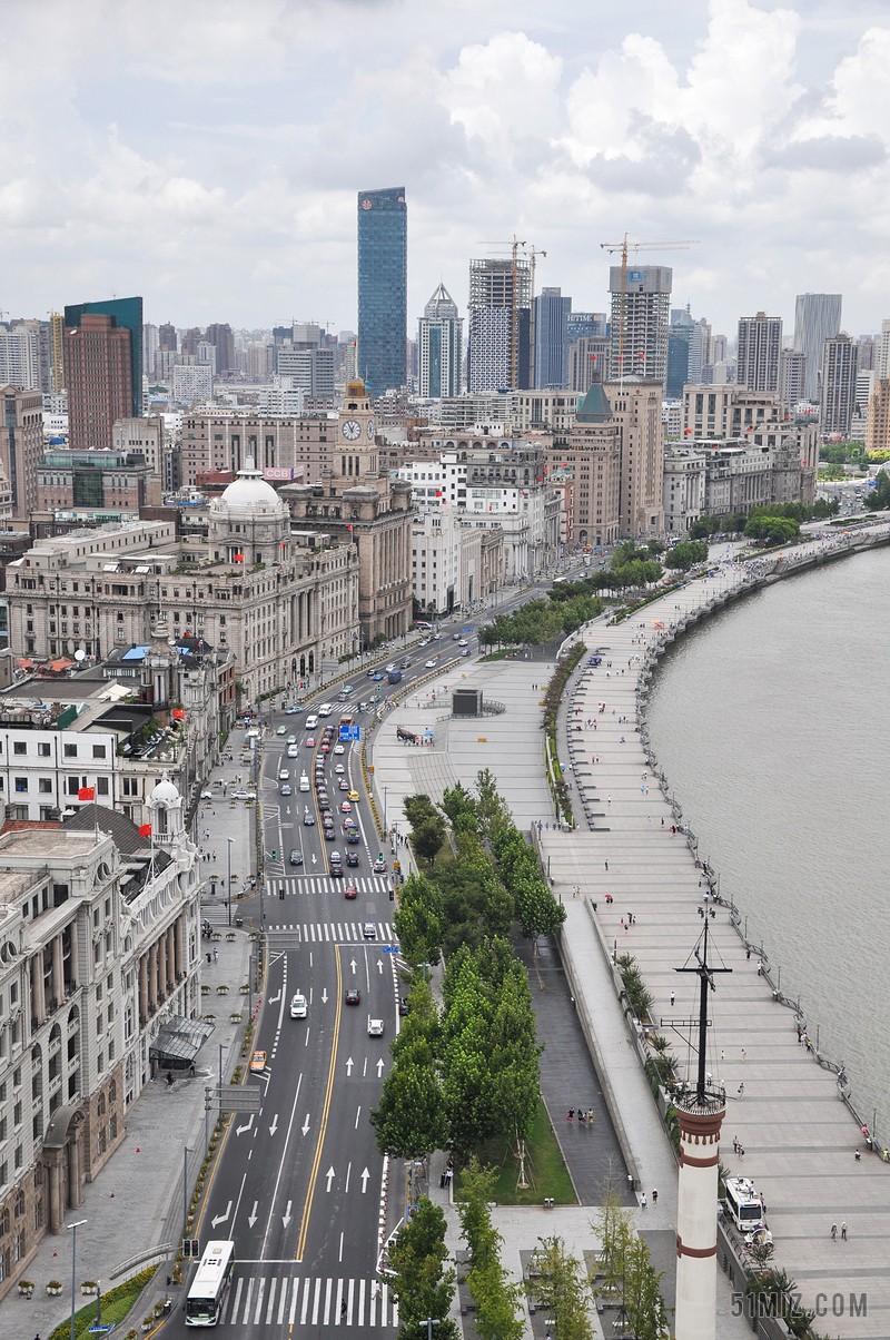 外滩建筑群背景