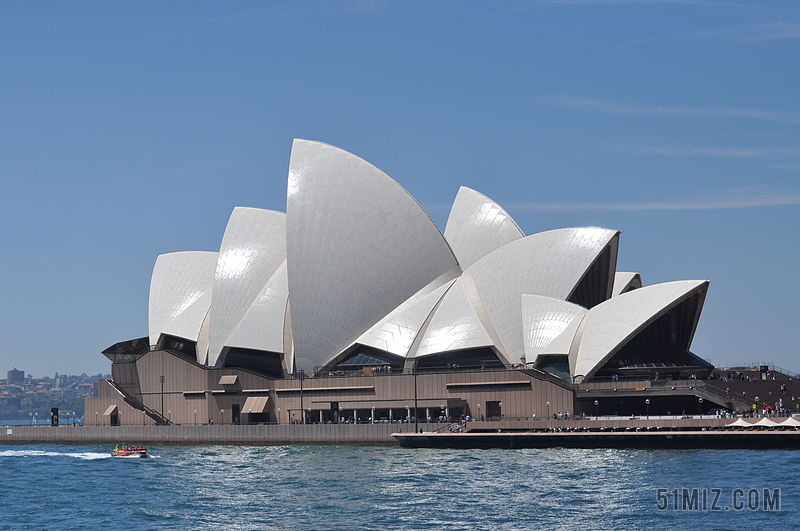 景点著名建筑名胜澳大利亚悉尼歌剧院贝壳出名背景图片