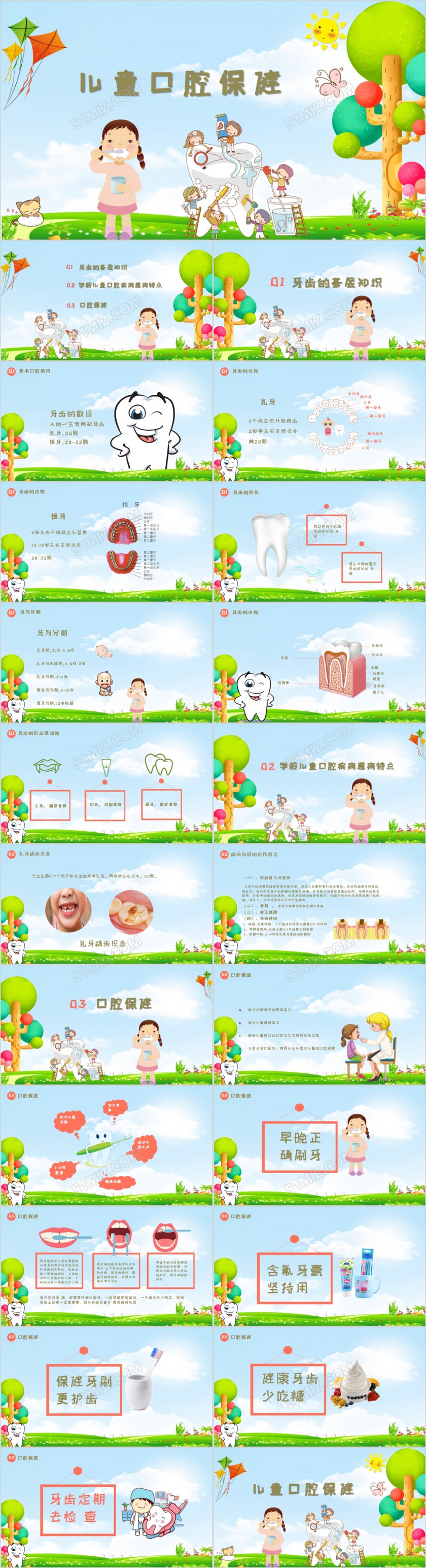 培训ppt模板 > 当前作品  标签: 儿童口腔疾病预防  幼儿园 儿童