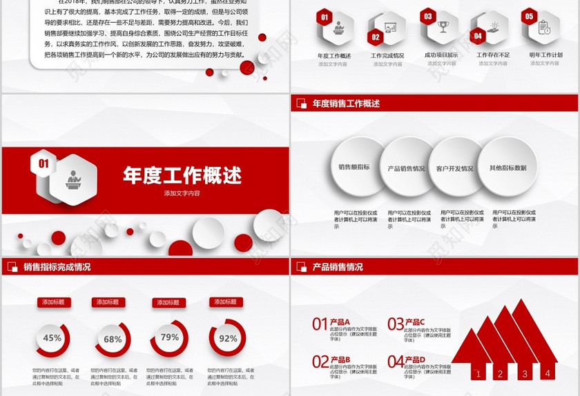销售工作总结工作汇报年终总结述职报告新年工作计划PPT模板 销售工作总结工作汇报年终总结述职报告新年工作计划PPT模板
