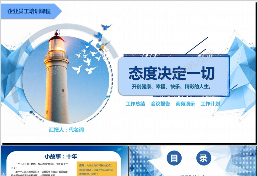 企业文化团队建设员工管理培训心态培训课件ppt模板 企业文化团队建设员工管理培训心态培训课件ppt模板